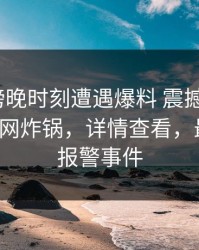 明星在傍晚时刻遭遇爆料 震撼人心，51爆料全网炸锅，详情查看，最近明星报警事件