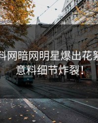 昨晚爆料网暗网明星爆出花絮，出乎意料细节炸裂！