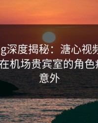 糖心vlog深度揭秘：溏心视频风波背后，大V在机场贵宾室的角色疯狂令人意外